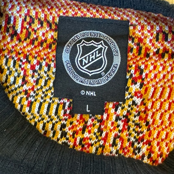 Calgary Flames Sweater with Built in LED Lights - Picture 3 of 4